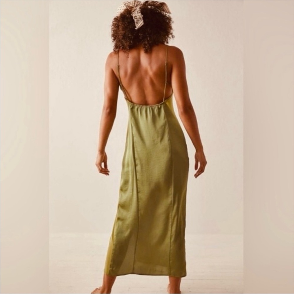 Free People Intimately Silk Slip dress cocktail wedding bridesmaid party travel - Picture 4 of 4